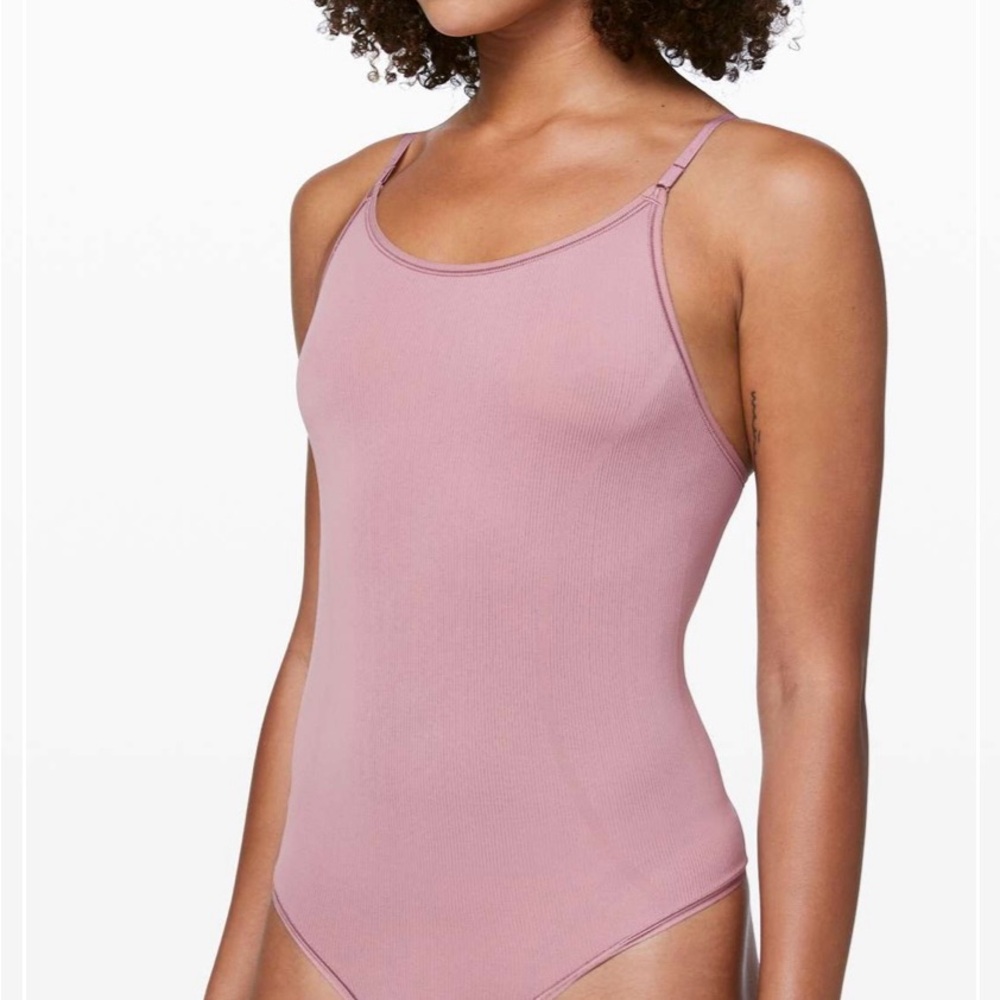 NWT Lululemon Truly Tranquil Bodysuit Vintage Mauve size small